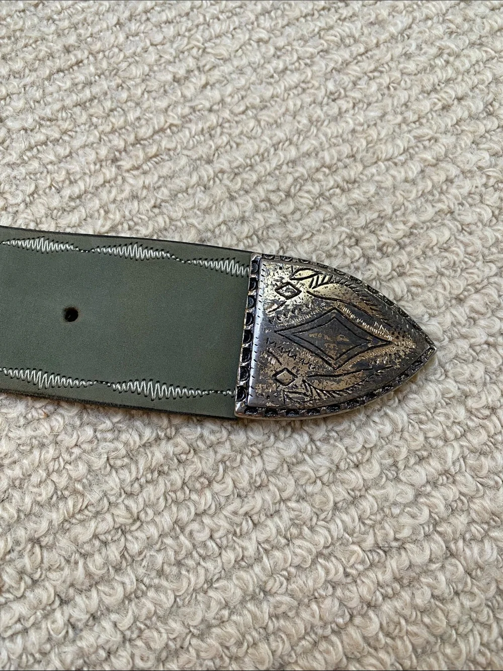 Doppia Vita Leather Belt from Italy